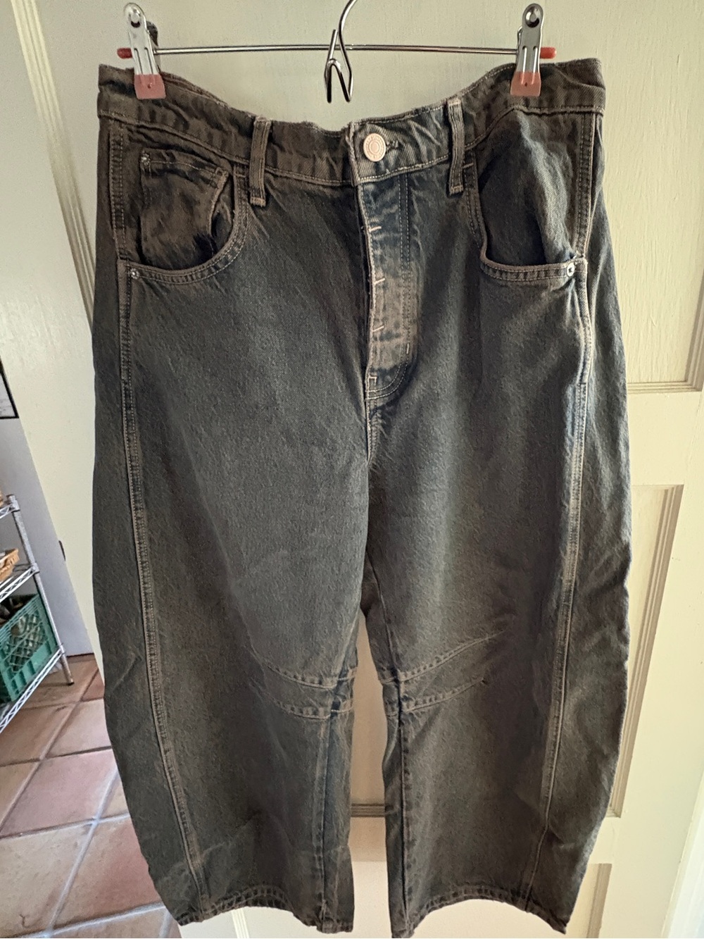 We The Free Good Luck Midi Barrel Jeans